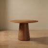 Mesa de Comedor Zara 1.2 Redonda - Línea Manhattan Marrón