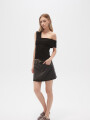 Falda Tahira Marron