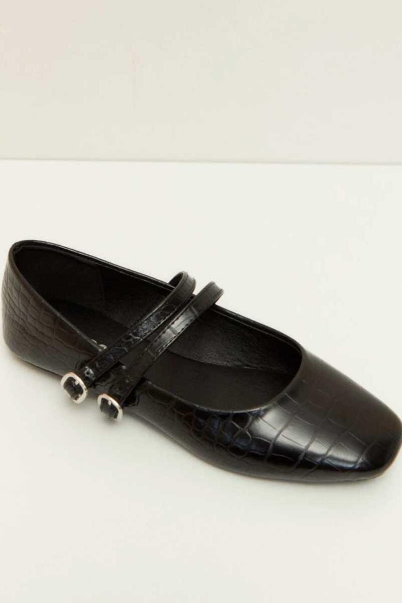 BALERINA MUJER PADDOCK DOUBLES Negro