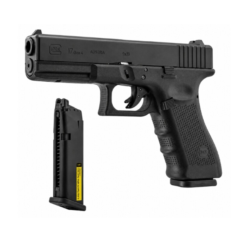 Pistola Airsoft Glock 17 Green Gas Gen4 6mm + Cargador Pistola Airsoft Glock 17 Green Gas Gen4 6mm + Cargador