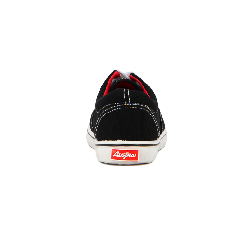 Austral Zapatilla Acordonada Dama Negro
