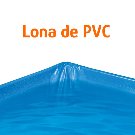 Piscina 3000L Estructura Metálica Resistente Fácil de Armar Azul