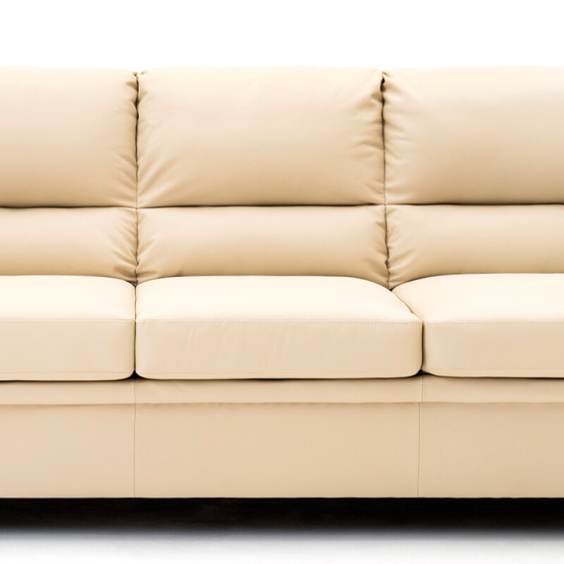SOFA 3 CUERPOS MODELO ALIAS - 100 % EN CUERO - COLOR PERLA MATE SOFA 3 CUERPOS MODELO ALIAS - 100 % EN CUERO - COLOR PERLA MATE