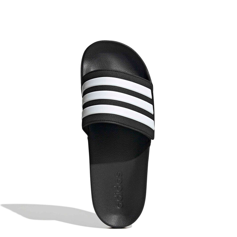 Sandalia Unisex Adidas Adilette Shower Velcro Negro - Blanco
