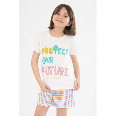 Pijama infantil future Blanco