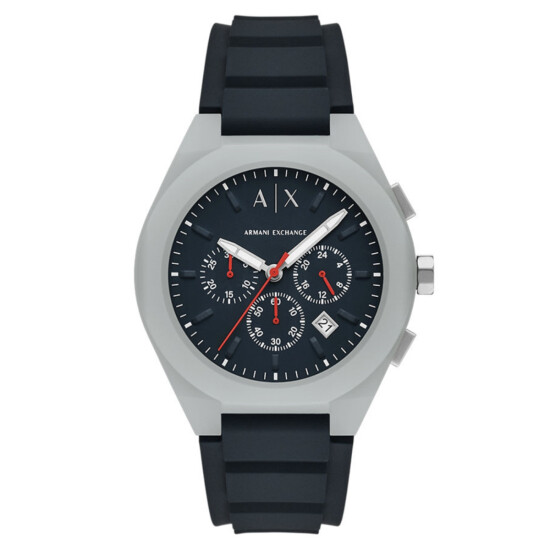 Reloj ARMANI EXCHANGE SYNC Silicona Negro Esfera 44mm 0