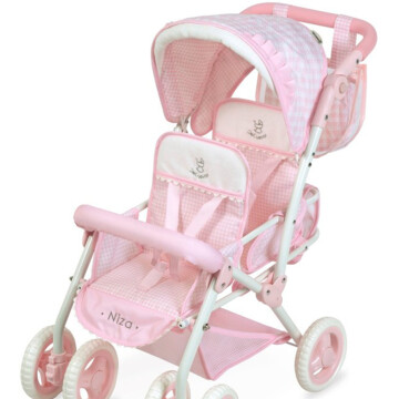 Coche Gemelar Cochecito De Cuevas Niza Plegable Juguete Niño Coche Gemelar Cochecito De Cuevas Niza Plegable Juguete Niño