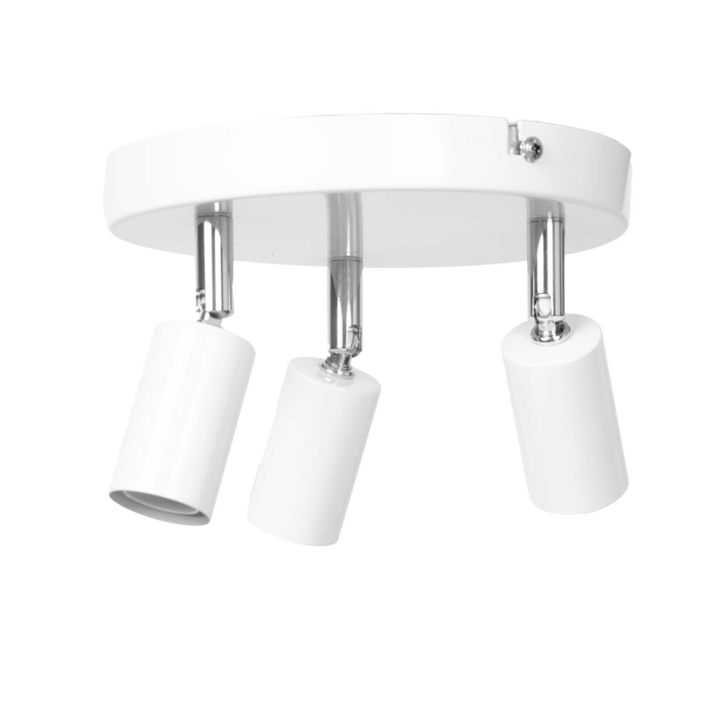 LAMPARA DE TECHO METAL BLANCO LS92774