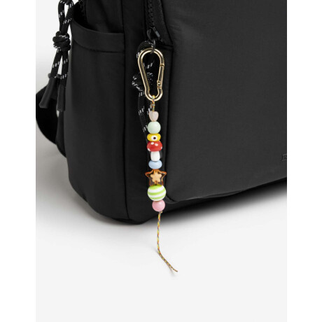 Llavero Y Bag Charm Beads Combinacion Bicolor