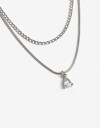Collares Cortos Strass Collares Cortos, Strass Basics - Plateado Rodio