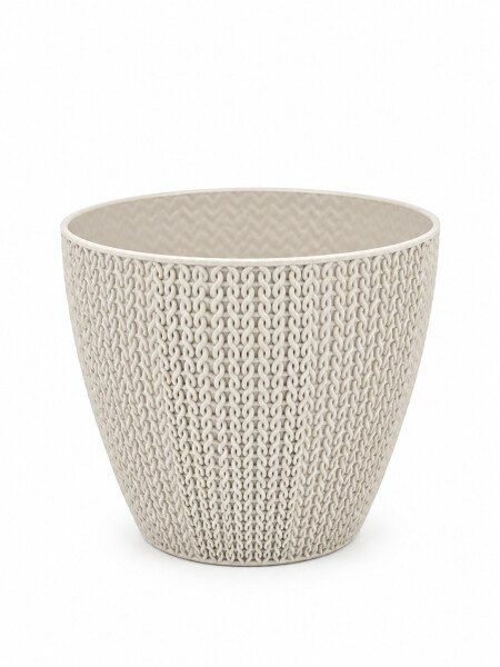 MACETA DOTS OFF WHITE