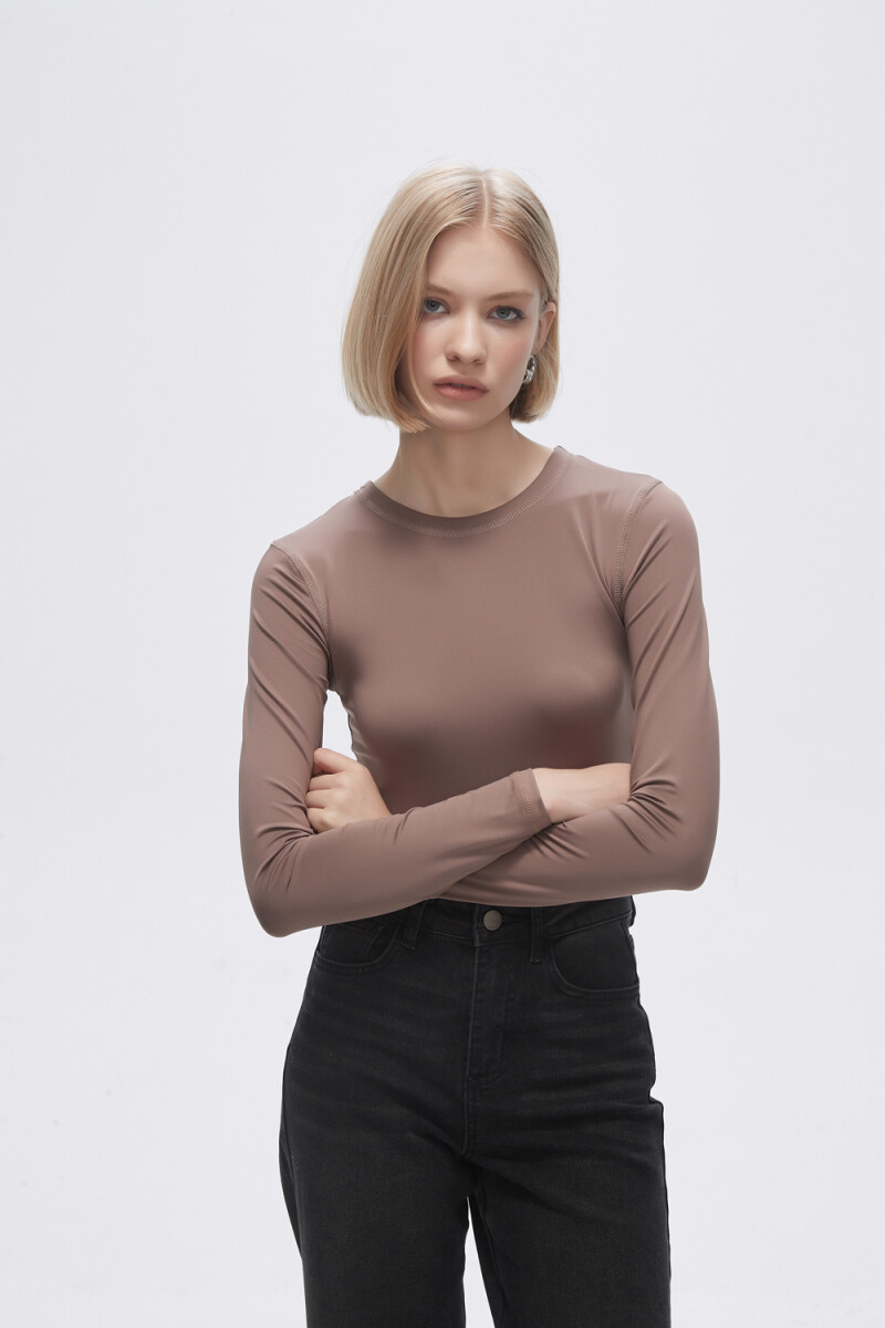Remera Fubuki - Taupe / Mink / Vison 