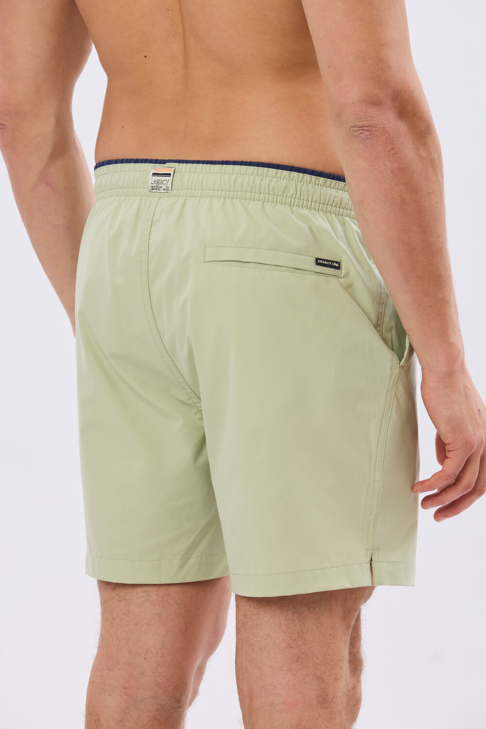 SHORT DE BAÑO FLEX LISO Verde