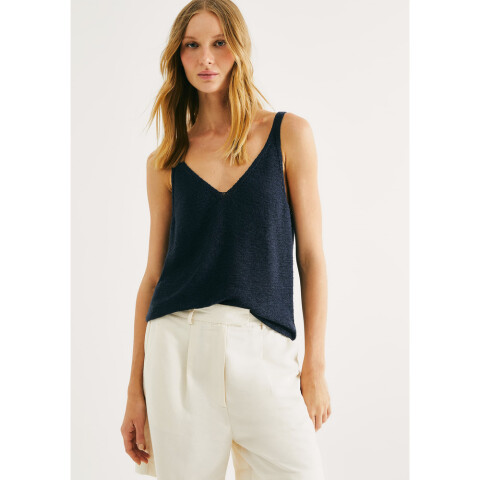 BLUSA SM FEM AZUL MARINHO