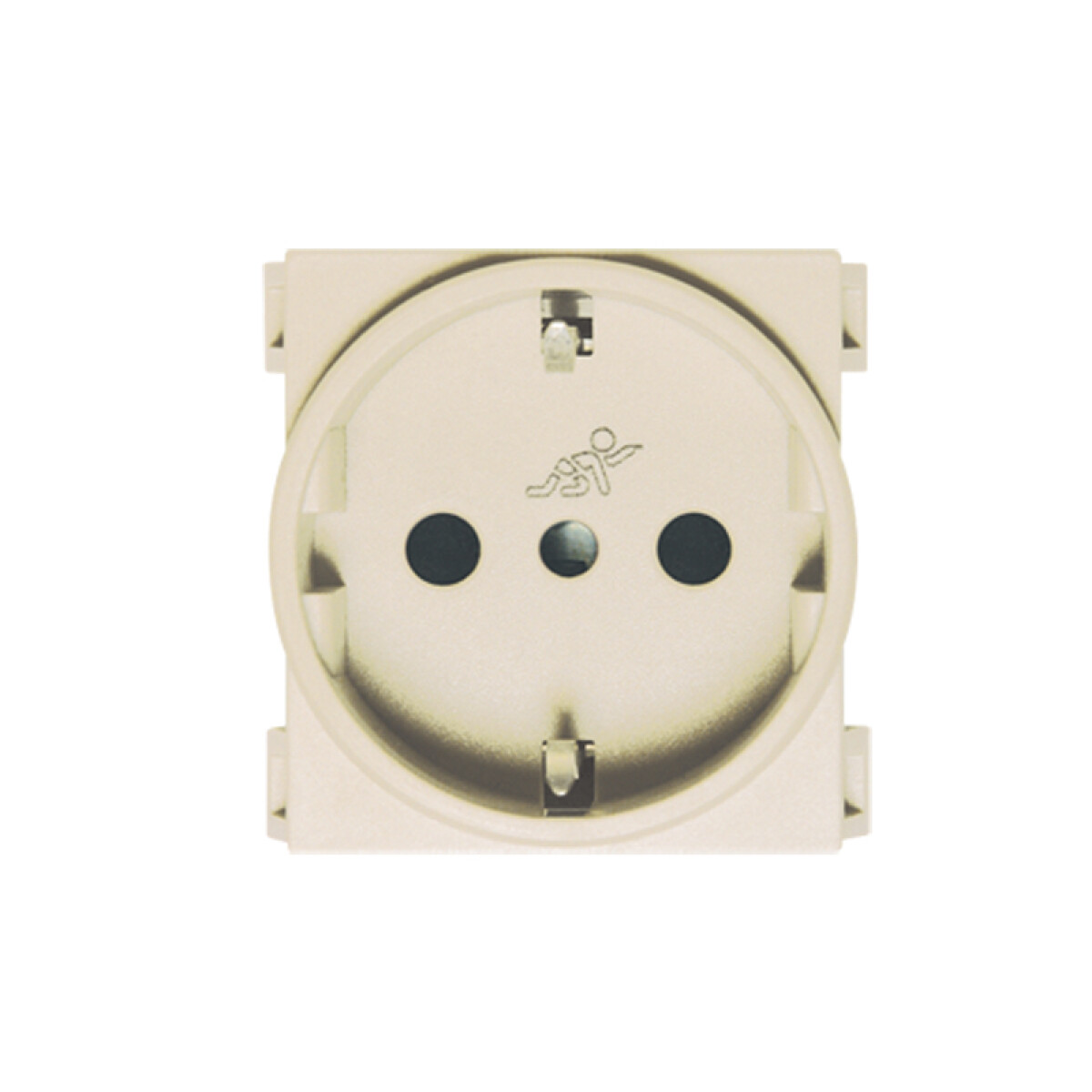 Módulo tomacorriente schuko 16A - Visione marfil - C52218 