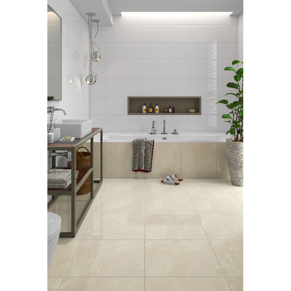 CERÁMICA PARA PISO ONIX BEIGE HD "A" 50.8X50.8 CM Cerámica Para Piso Onix Beige Hd "a" 50.8x50.8 Cm