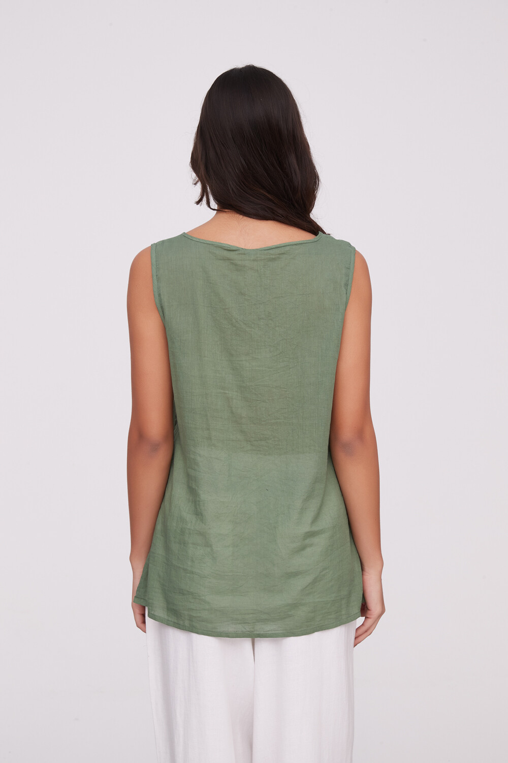 Musculosa Avi Verde Seco