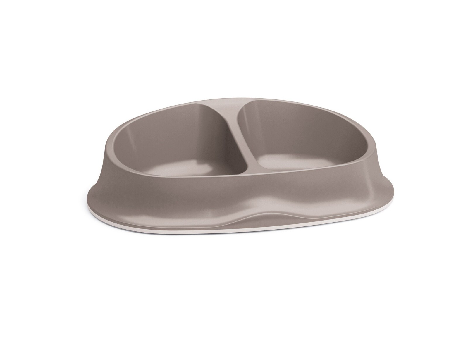 COMEDERO CHIC DOBLE GRIS PARDO 