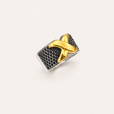 Anillo Picasso - Plata y Oro Anillo Picasso - Plata y Oro
