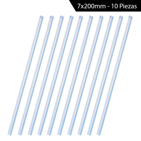 Set Pistola de Silicona 20W + 10 Barras Silicona de 0.7x20cm Negro