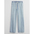 V-PULL ON WIDE LEG LT NAPA LIGHT WASH