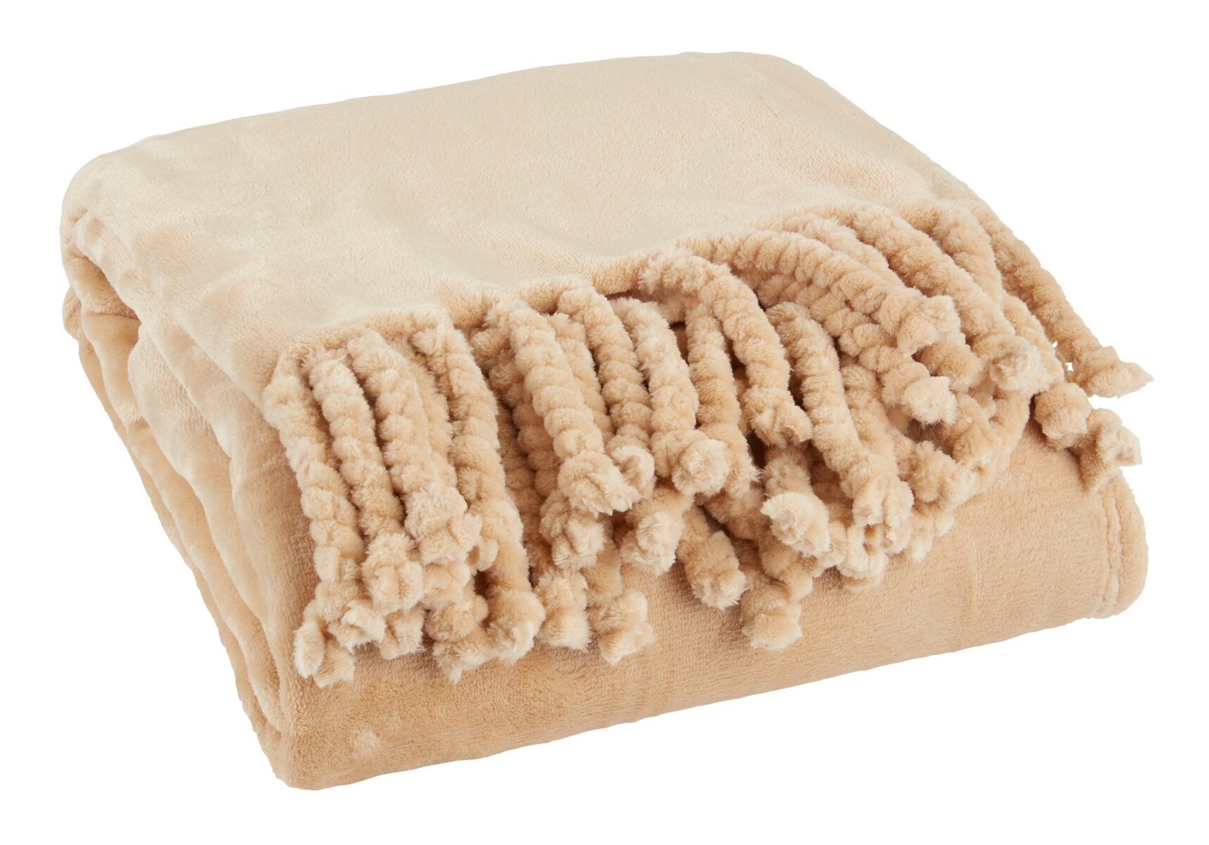 Manta throw BONDEROSE fleece 130x170 marrón cl 