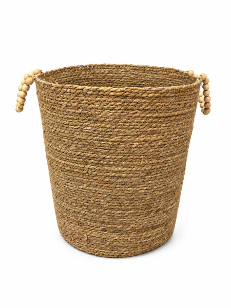 CESTO DE YUTE BEIGE