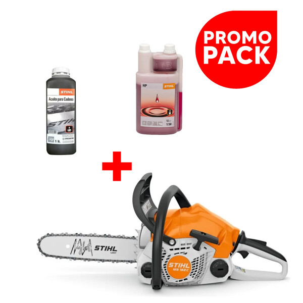 Motosierra Stihl Ms162 + Aceite De Cadena + Aceite 2t 1lt PK MOTOSIERRA STIHL MS162 + ACEITES