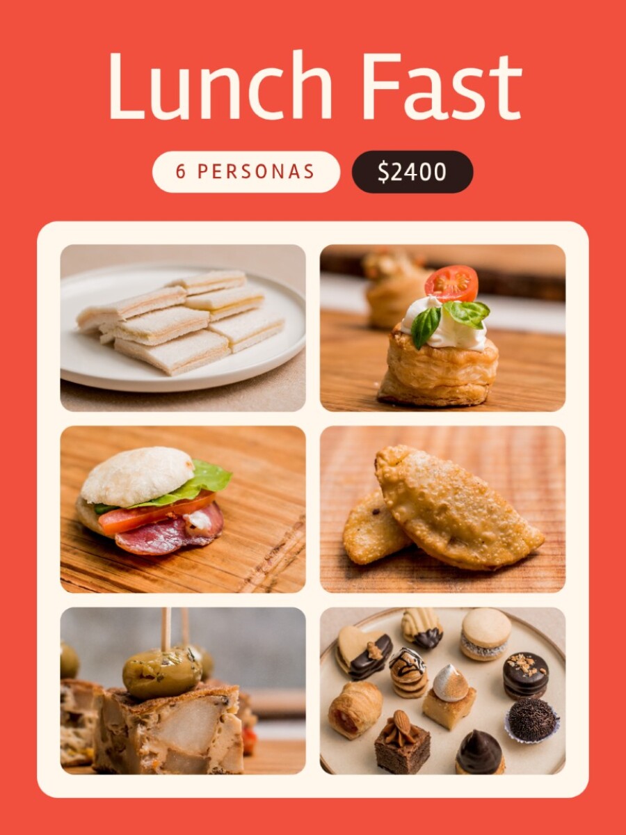 Lunch simple 6 personas Lunch simple 6 personas