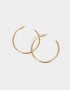 Aros Argollas Metal Argollas De Metal - Dorado