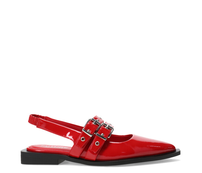 Zapato de Mujer Miss Carol LAWN en punta Rojo