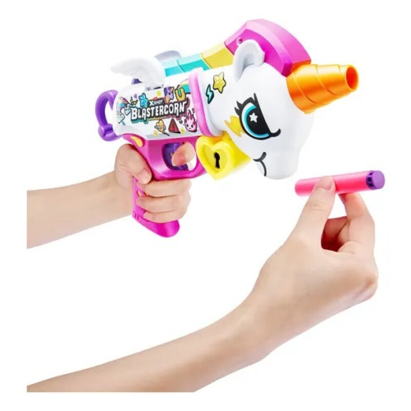 Pistola X - Shot Blastercorn Unicornio Con 16 Dardos. Pistola X - Shot Blastercorn Unicornio Con 16 Dardos.