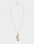 Collares Cortos Metal diferenciado Collar Corto Multi Dijes De Medallones - Combinacion Bicolor