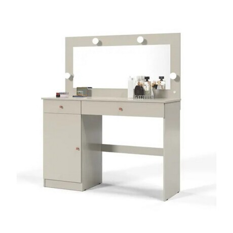 TOCADOR NATIVA CAMARIM DIAMANTE 1 PUERTA 2 CAJONES. OFF WHITE TOCADOR NATIVA CAMARIM DIAMANTE 1 PUERTA 2 CAJONES. OFF WHITE