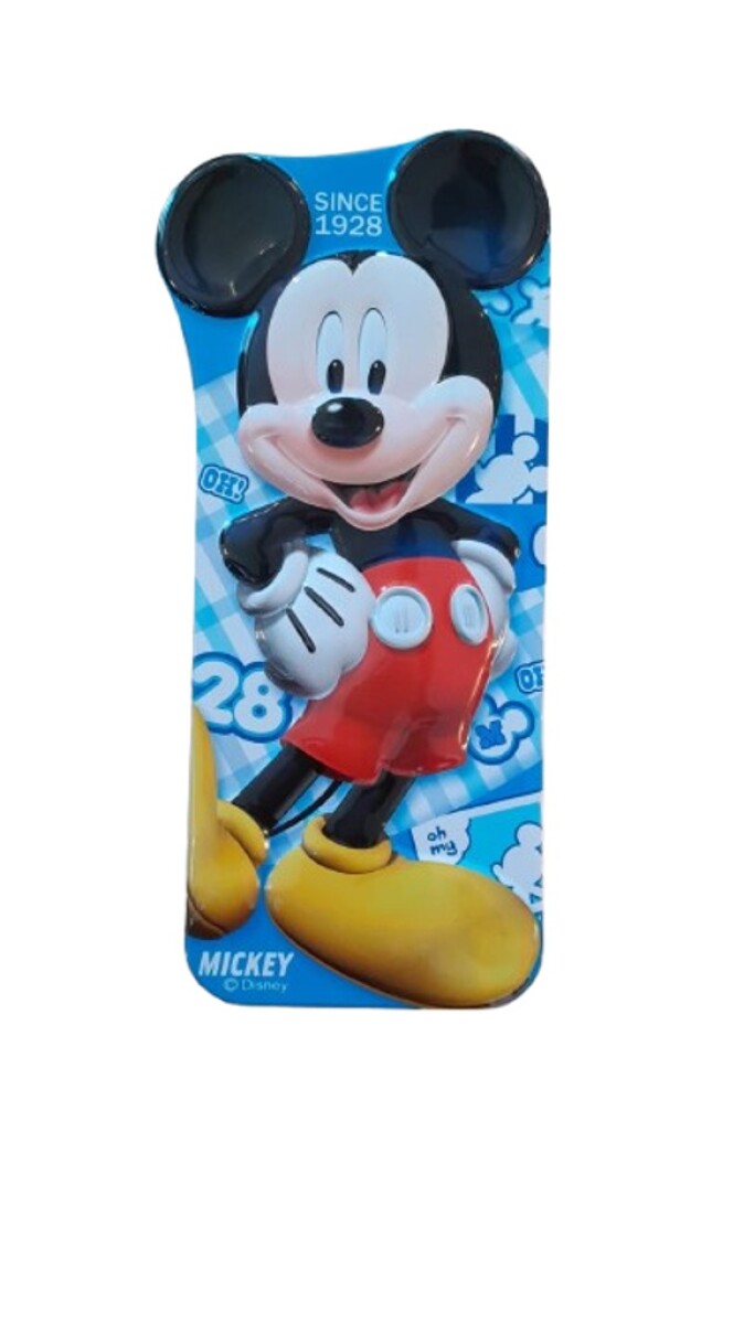 Cartuchera estuche metal 2 en 1 Mickey 