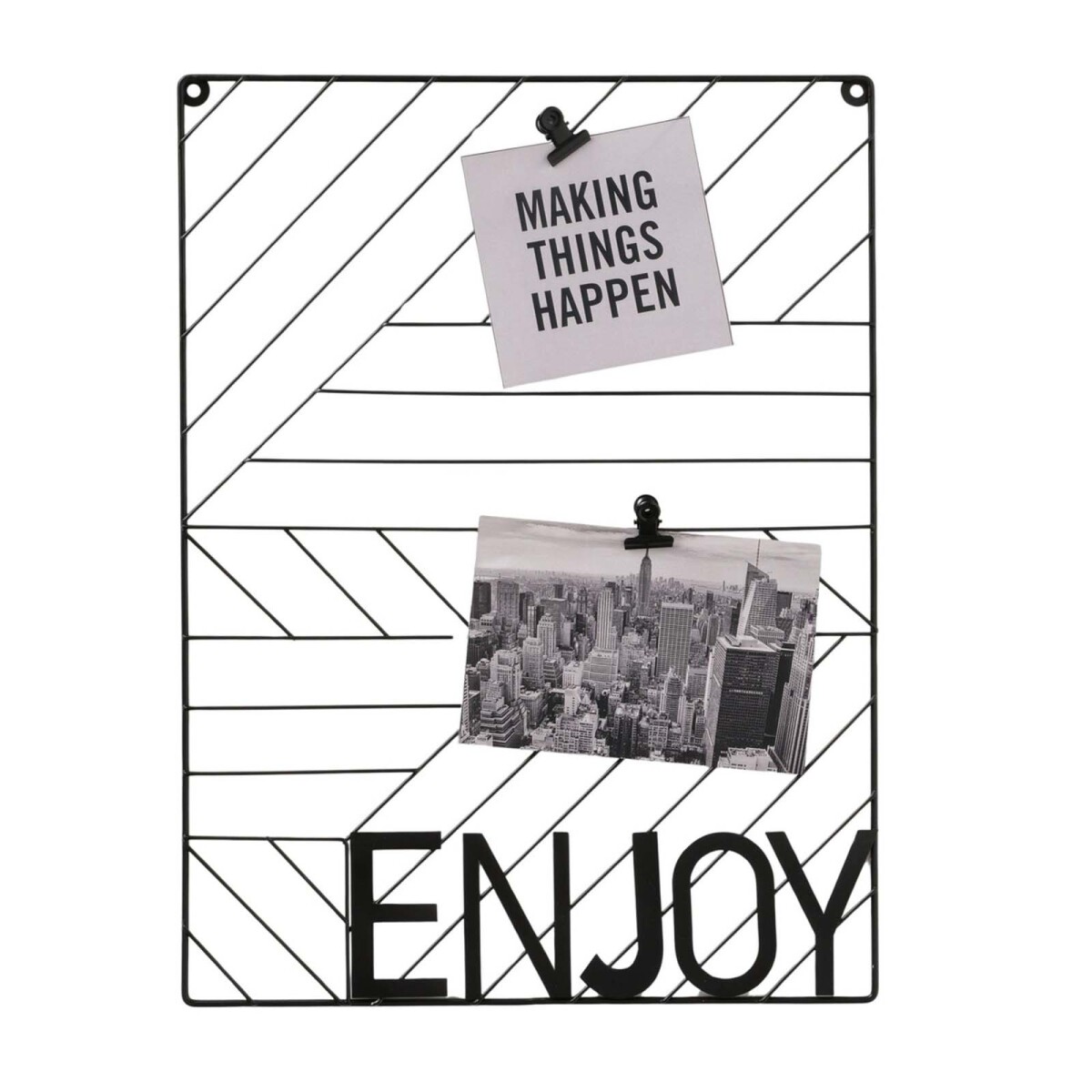 ORGANIZADOR DE PARED - HIERRO-LACADO NEGRO 2063141 