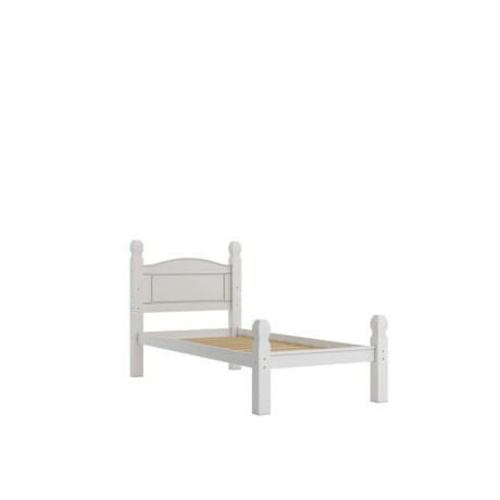 Cama 1 Plaza Madera Maciza Linea Mexicana