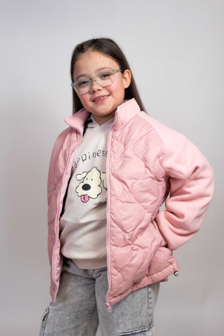Campera Capitoneada Rosa