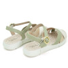 MODARE Sandalia Femenino Verde-crema