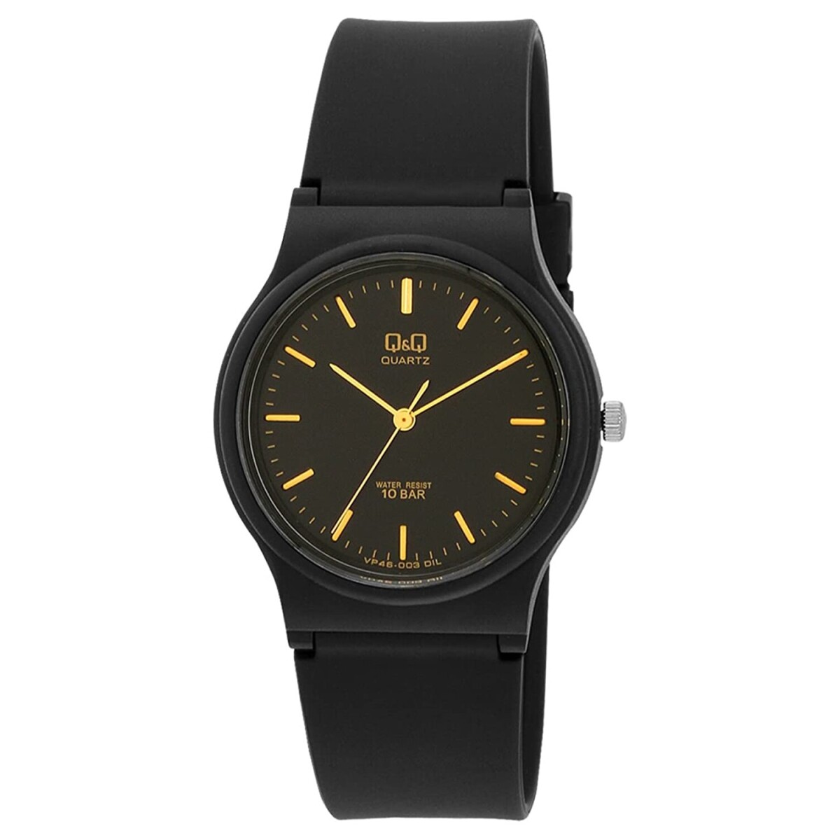 Reloj Análogo Q&q Vp46j En Resina Resistente 100mts 