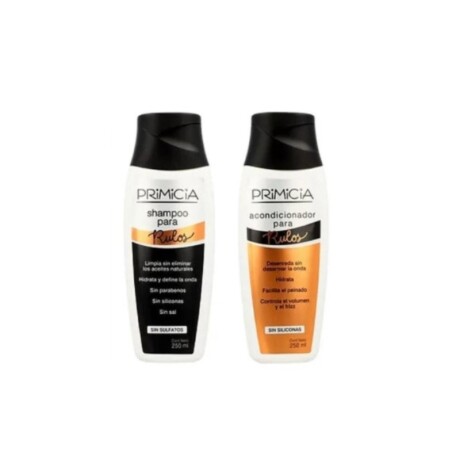 Pack Primicia Rulos Shampoo 250 ml + Aco 250 ml Pack Primicia Rulos Shampoo 250 ml + Aco 250 ml