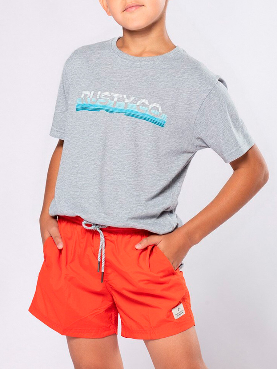 T-SHIRT CHAUSIE BOY RUSTY - Gris Claro 