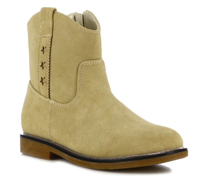 Bota TEXI simil gamuza Beige