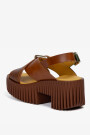 SANDALIA PLIA JUNO Marron
