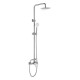 Griferia Barra De Ducha Exterior Brushed Nickel