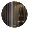 Espejo Redondo Táctil Para Baño 70cm Luz Led Y Desempañador Blanco Espejo Redondo Táctil Para Baño 70cm Luz Led Y Desempañador Blanco