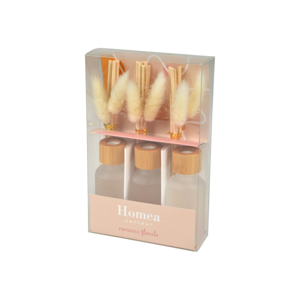 SET 3 DIFUSORES 30ML BAMBÚ Y VIDRIO HARMONY