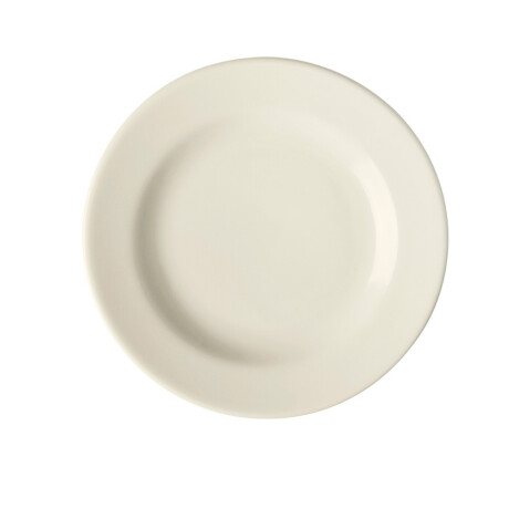 Plato Llano Americana 22 cm Blanco Porcelana Plato Llano Americana 22 cm Blanco Porcelana