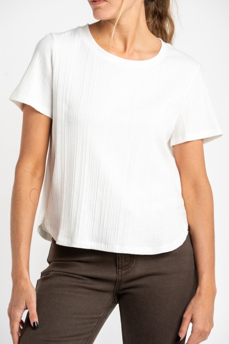 Remera Algodón - Crudo 