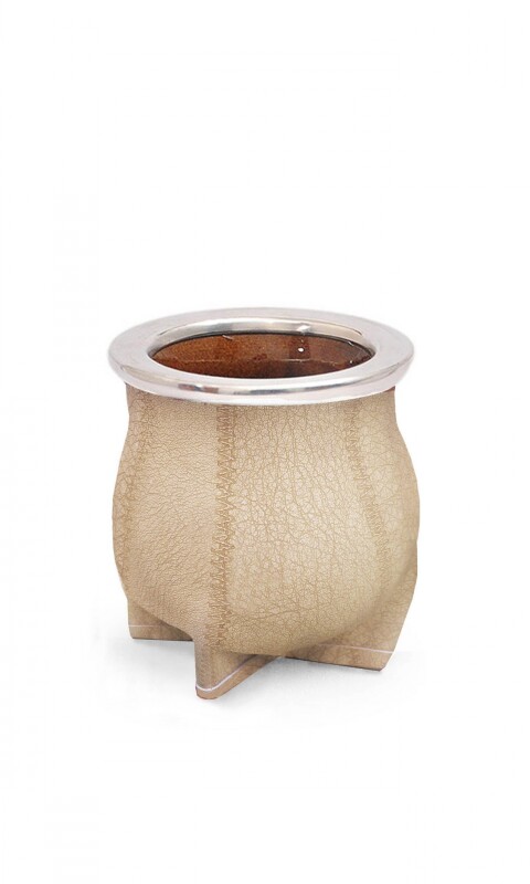 MATE DE CERÁMICA CHICO DELTA PATCH BEIGE